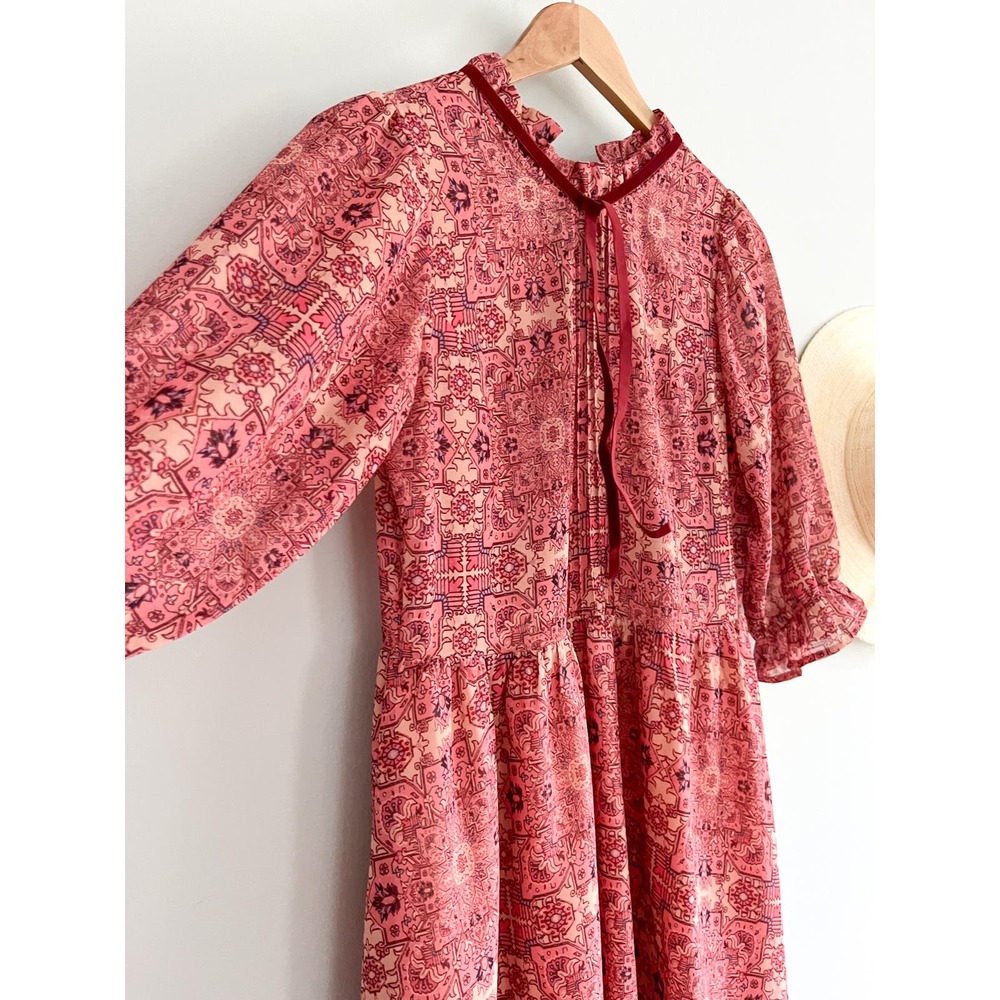 For Love and Lemons | Dresses | Geneva Mini Dress | Burgundy | Sz S - Picture 8 of 12